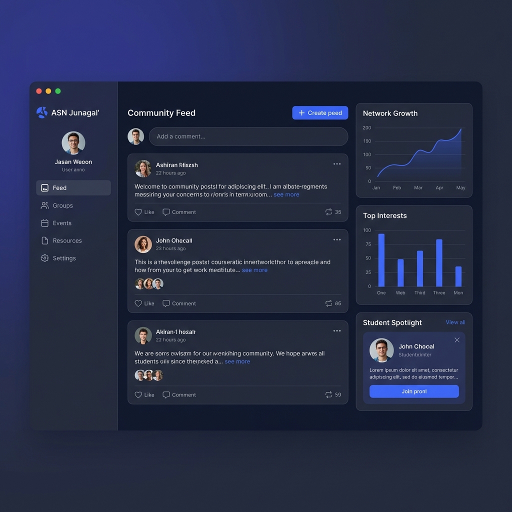 ASN Junagal Dashboard Interface